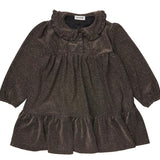 Tocoto Vintage Black Lurex Golden Dress
