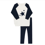 Ely's & Co Ivory/Blue Star Set