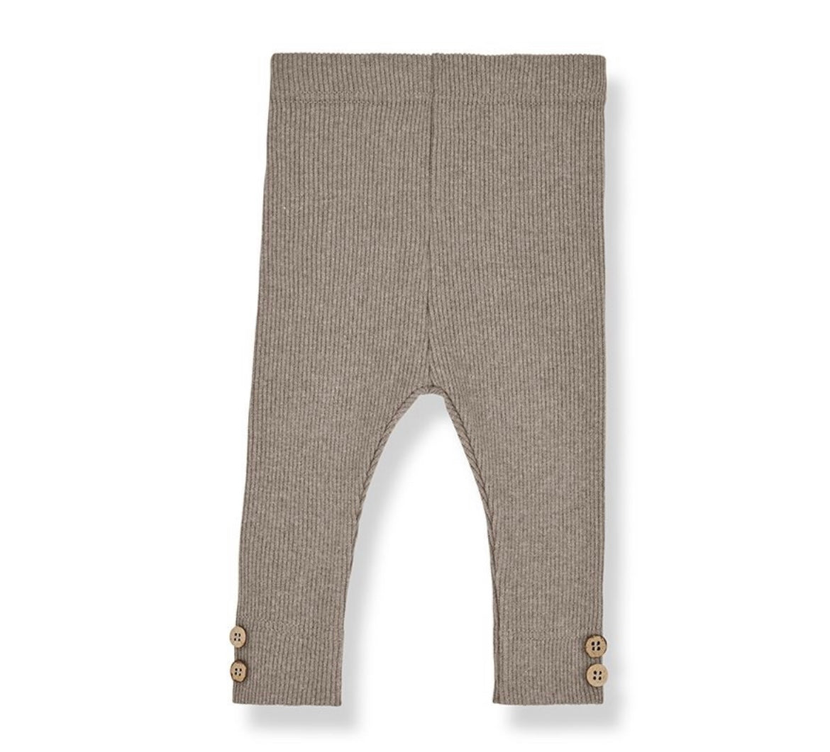 1+ In The Family Taupe Ribbed Sina Set