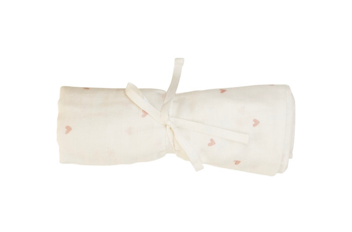 Kipp Pink Heart Swaddle