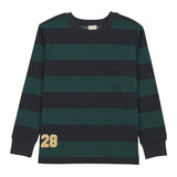 Analogie Navy/Green Varsity Stripe Fan Club Tee