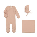 Lilette Shell Pink Pinpoint Wrapover Take Me Home Set