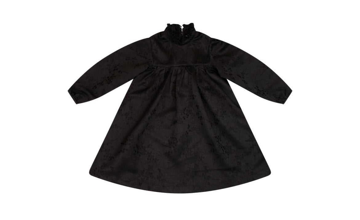 Klai Black Jacquard Dress
