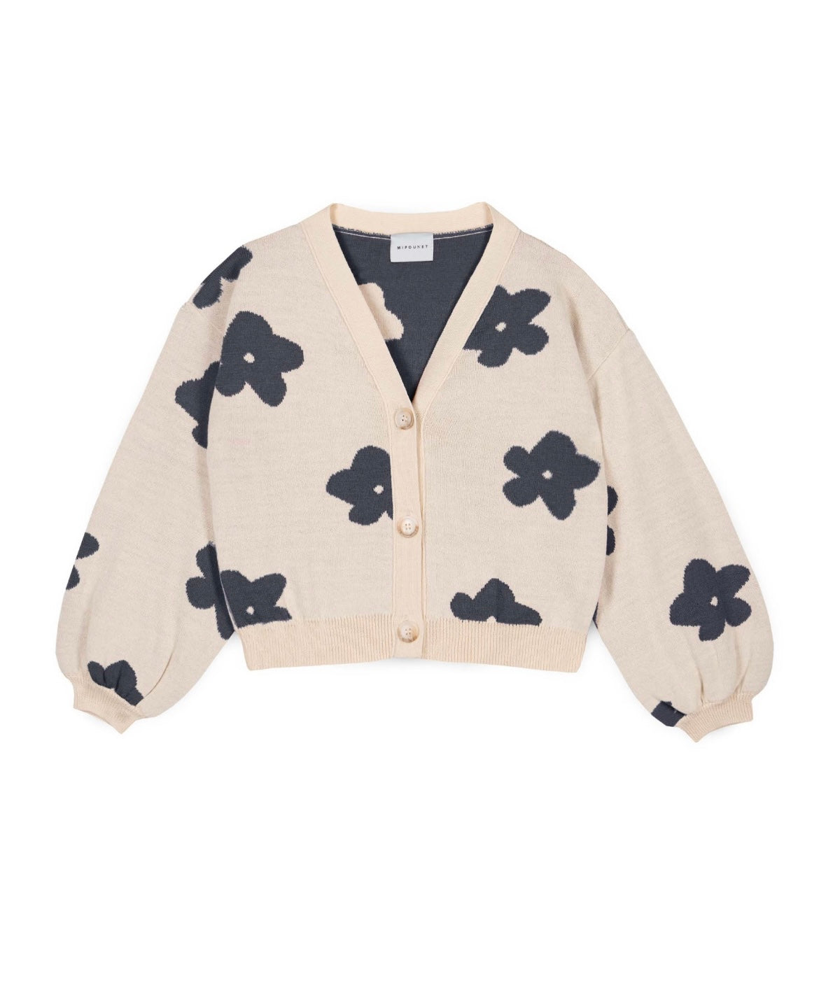 Mipounet Flora Boxy Wool Cardigan