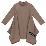 Jaybee Taupe Zipper Dress
