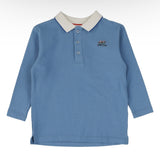 Analogie Light Blue Sport Long Sleeve Polo