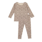 Lil Legs Burgundy Floral Lounge Set