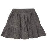 Tocoto Vintage Dark Grey Animal Print Skirt