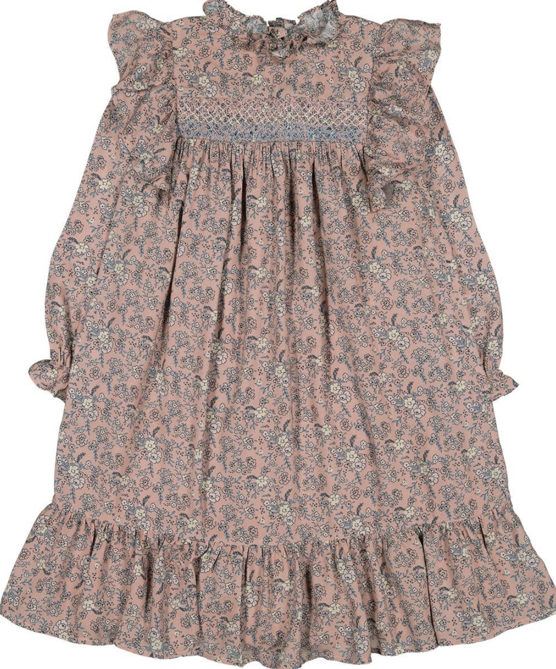 Louis Louise Pink Romantic Flower Clementine Dress