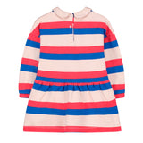 Bonmot Fog Allover Bistripe Short Dress