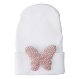Adora Baby Mauve Fuzzy Butterfly Hospital Hat