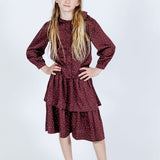 Goldthreads Burgundy Heart Set