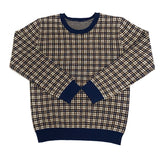 Klai Blue Plaid Sweater