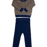 Klai Blue Plaid Set