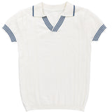 Klai White Pointelle Knit Sweater