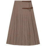 Gem Oat Pleated Skirt