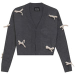Gem Grey Bows Sweater
