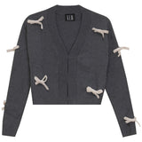 Gem Grey Bows Sweater