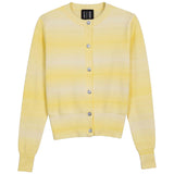 Gem Yellow Diamond Button Cardigan