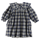Loud Indigo Check Loyal Dress