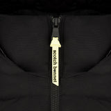 Scotch Bonnet Black/Black Fur Girls Down Coat