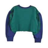 Loud Green Crop Spa Sweatshirt
