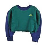 Loud Green Crop Spa Sweatshirt