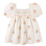 Gingersnaps Off White Floral Embroidered Gigi Dress