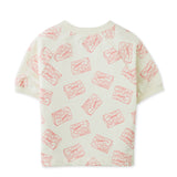 Gingersnaps Ecru Printed Ava Top