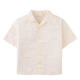 Gingersnaps Off White Embroidered Armin Shirt