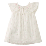 Gingersnaps Off White Floral Maia Smocking Dress