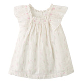Gingersnaps Off White Floral Maia Smocking Dress