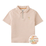 Gingersnaps Rust Zigzag Stripe Bruno Polo