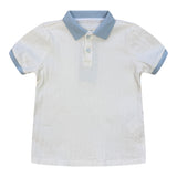 Gingersnaps White/Blue Daz Polo