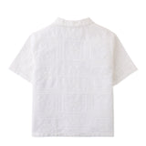 Gingersnaps White Embroidered Timothy Shirt