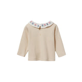 Goldie & Ace Cream Ruffle Top