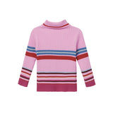 Goldie & Ace Pink Retro Knit Turtleneck