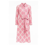 Goldthreads Pink Floral Shirt Dress