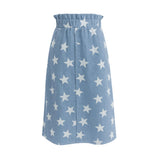 Goldthreads Star Denim Skirt