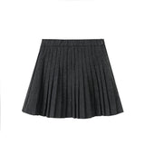 Nou Nelle Grey Pleated Skirt