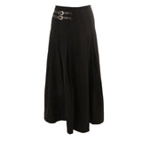 Hev Black Buckle Skirt