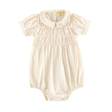 Retrokid Cream/Pink Halston Romper