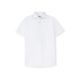 Harper James White Stretch Button Down Short Sleeve Shirt