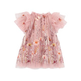 Angel Face Vintage Rose Embroidery Heather Dress