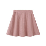 Nou Nelle Pink Houndstooth Skirt