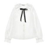 Philosophy White Logo Ribbon Shirt
