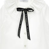 Philosophy White Logo Ribbon Shirt