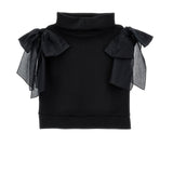 Philosophy Black Bow Turtleneck