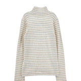 Philosophy Blue Stripe Logo Turtleneck