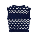 Philosophy Navy Logo Knit Vest